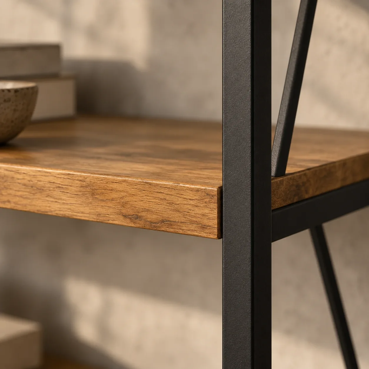 Regał Atelier — zbliżenie detalu